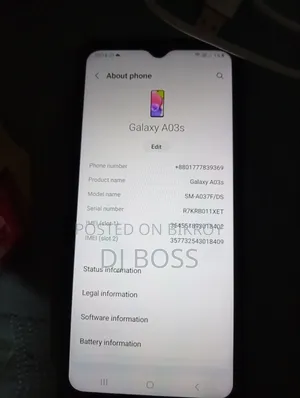 Samsung Galaxy A03s 64 GB Black
