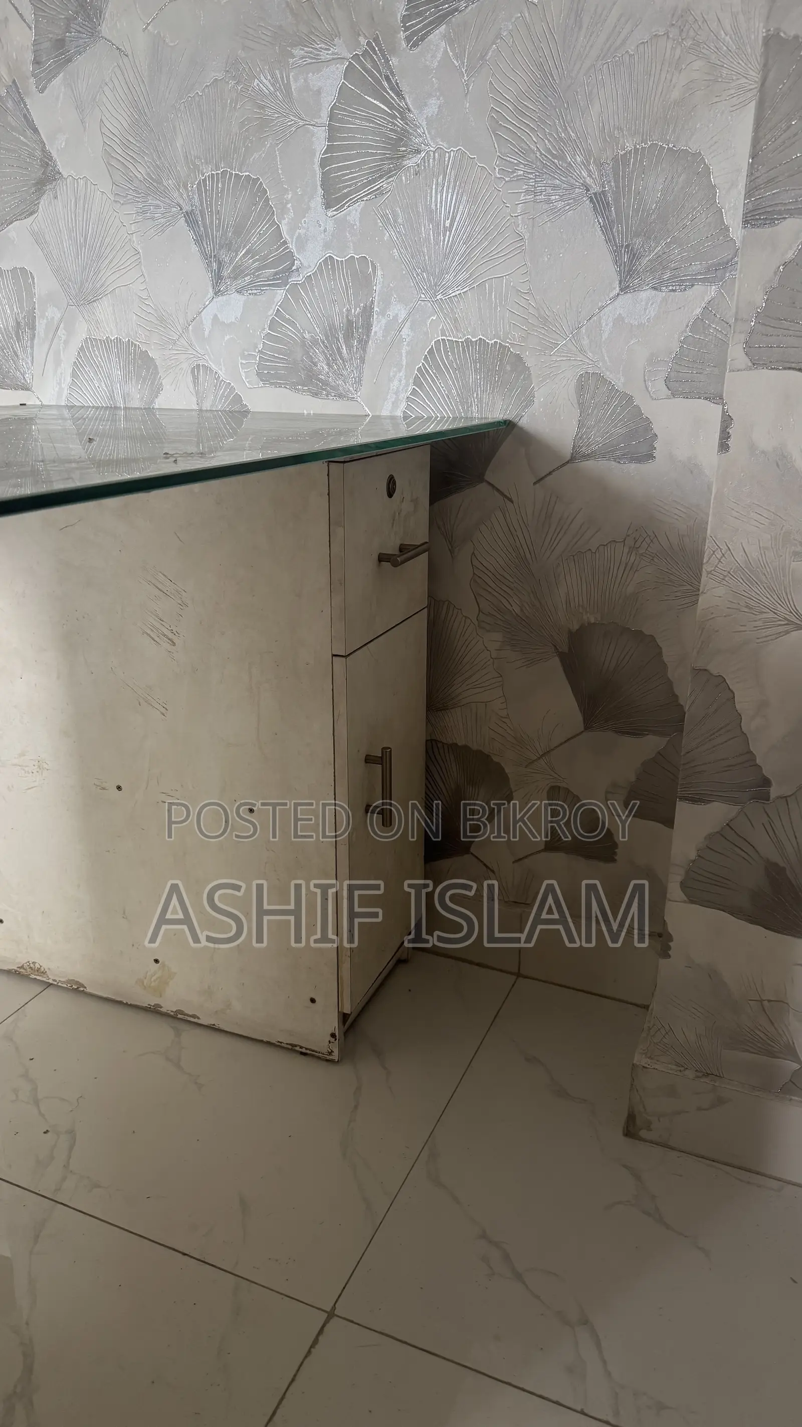 For Sale - Glass Top Desk/Table