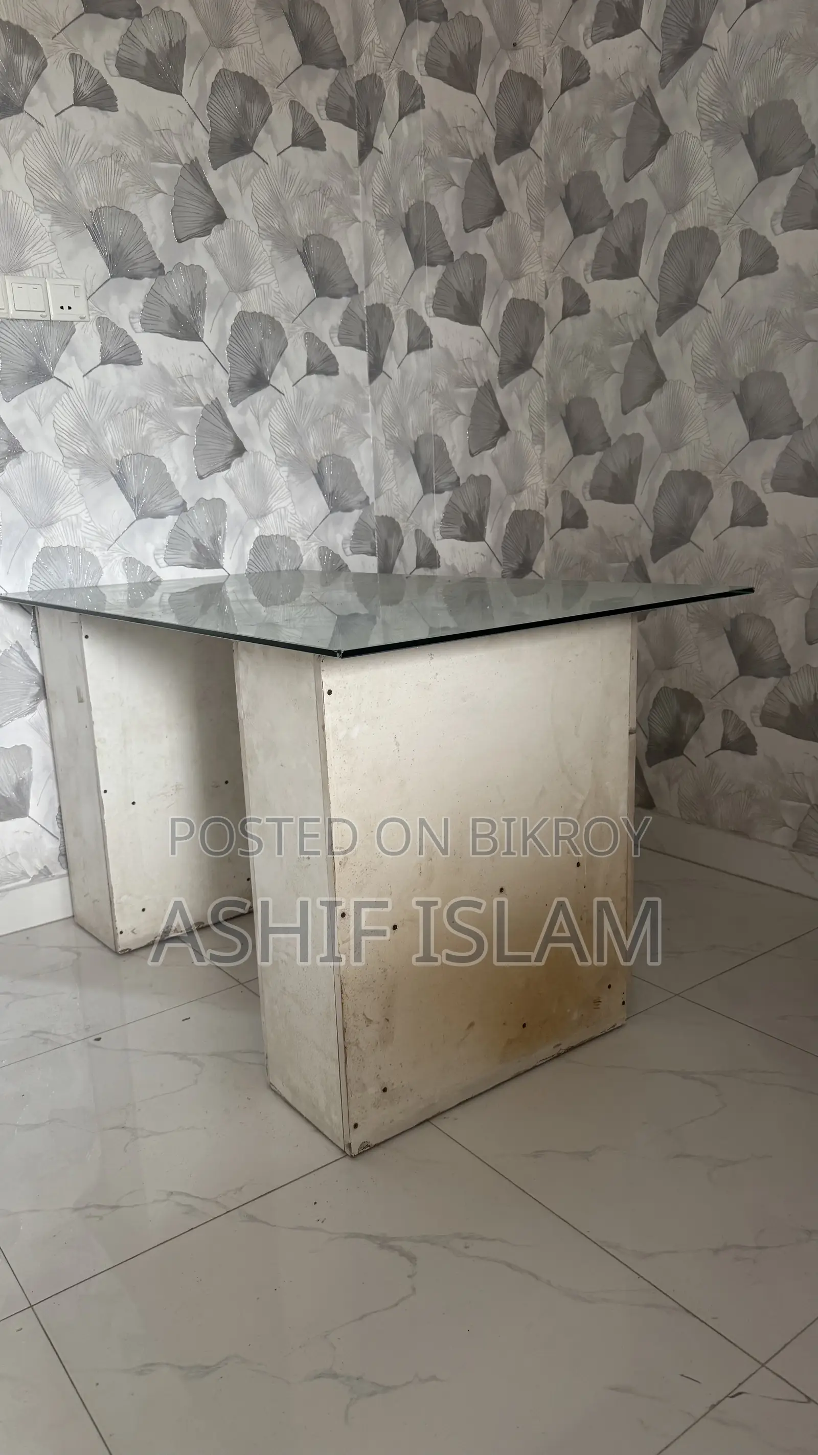 For Sale - Glass Top Desk/Table
