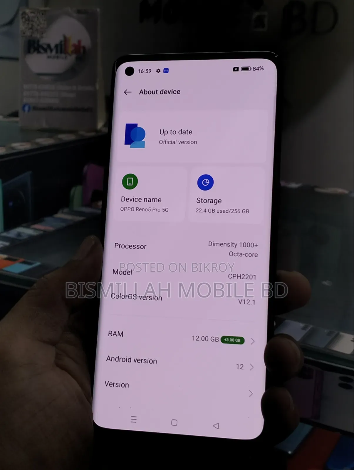 Oppo Reno5 Pro 5G 256 GB Black