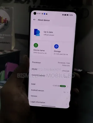 Oppo Reno6 Pro 5G 256 GB Black
