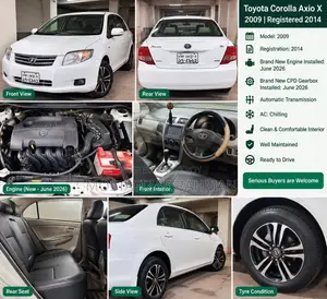 Toyota Axio 2009 White