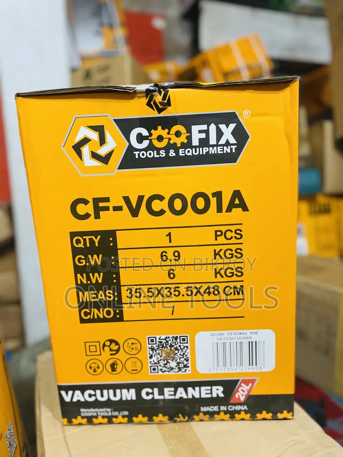 Vacuum Cleaner Machine 1000W (COOFIX) 15L