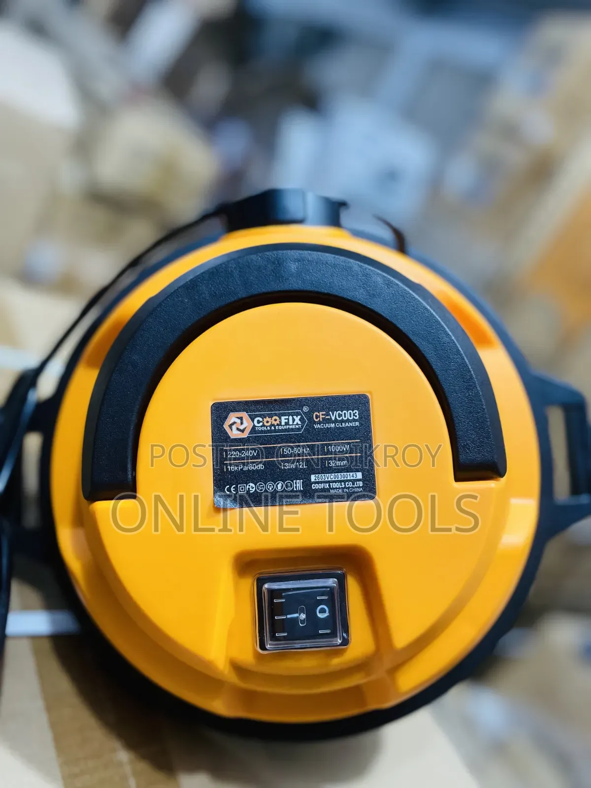 Vacuum Cleaner Machine 1000W (COOFIX) 15L