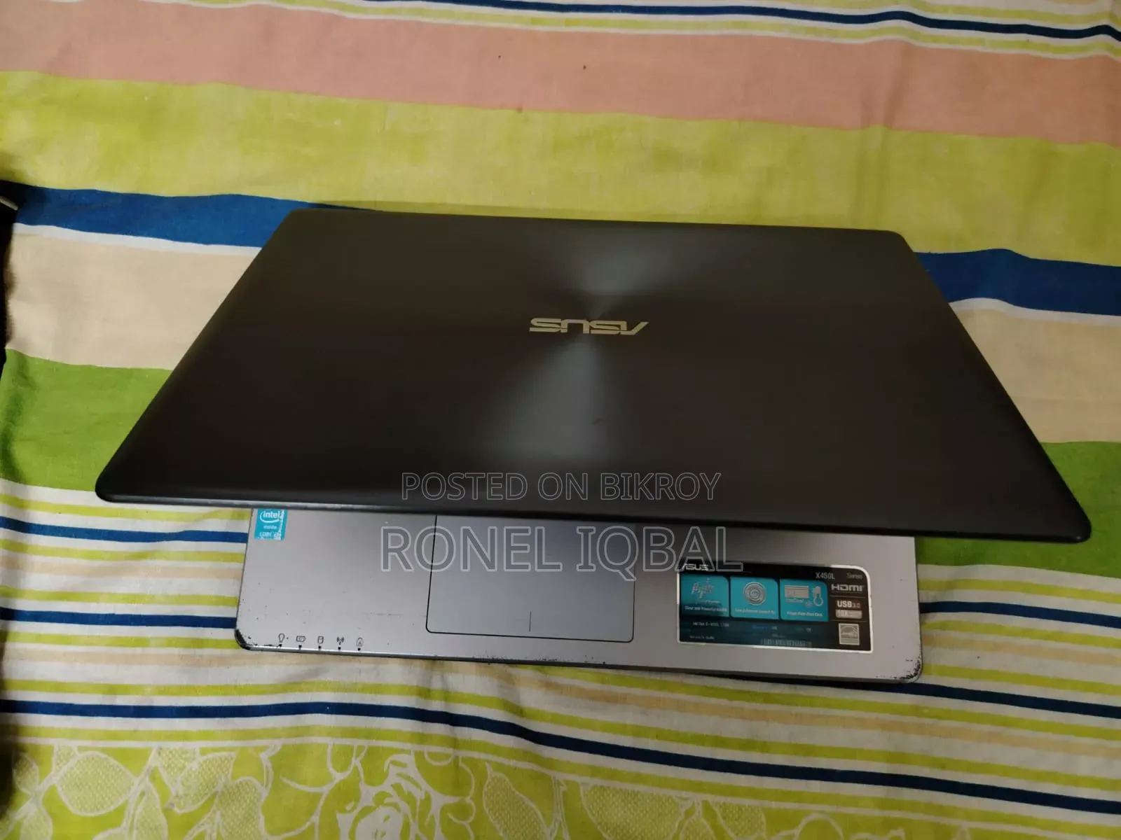 Laptop Asus X450LA 8GB Intel Core i3 HDD 500GB