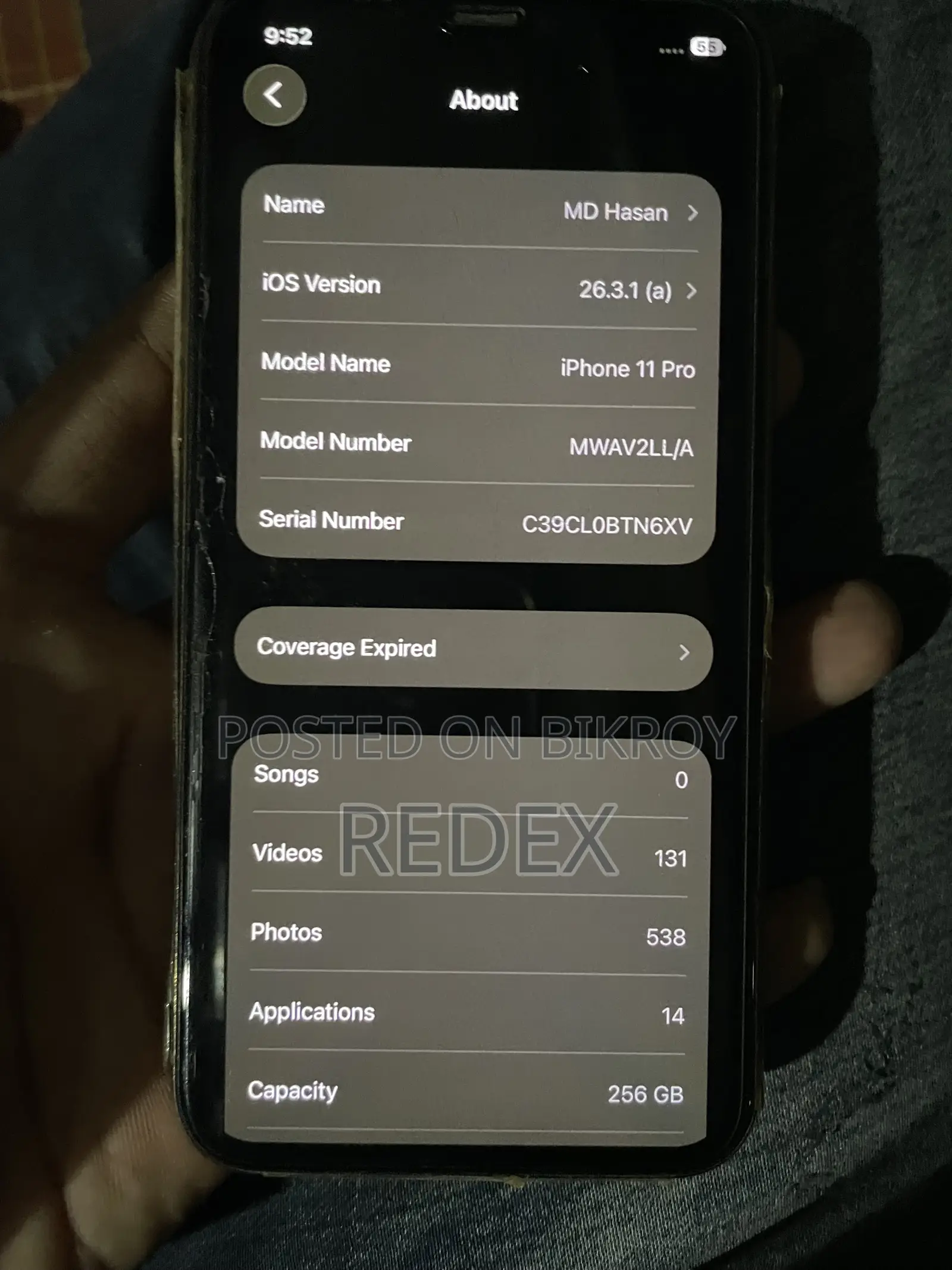 Apple iPhone 11 Pro 256 GB Rose Gold