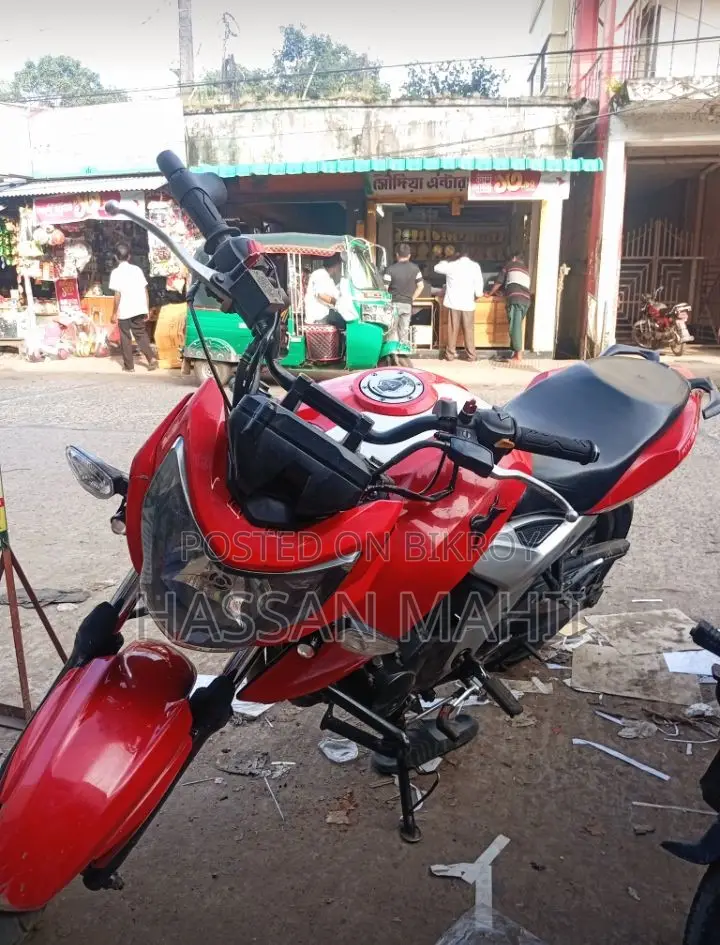 New TVS Apache RTR 160 4V 2020 Red
