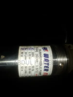 Submersible Water Pump 0.75 HP