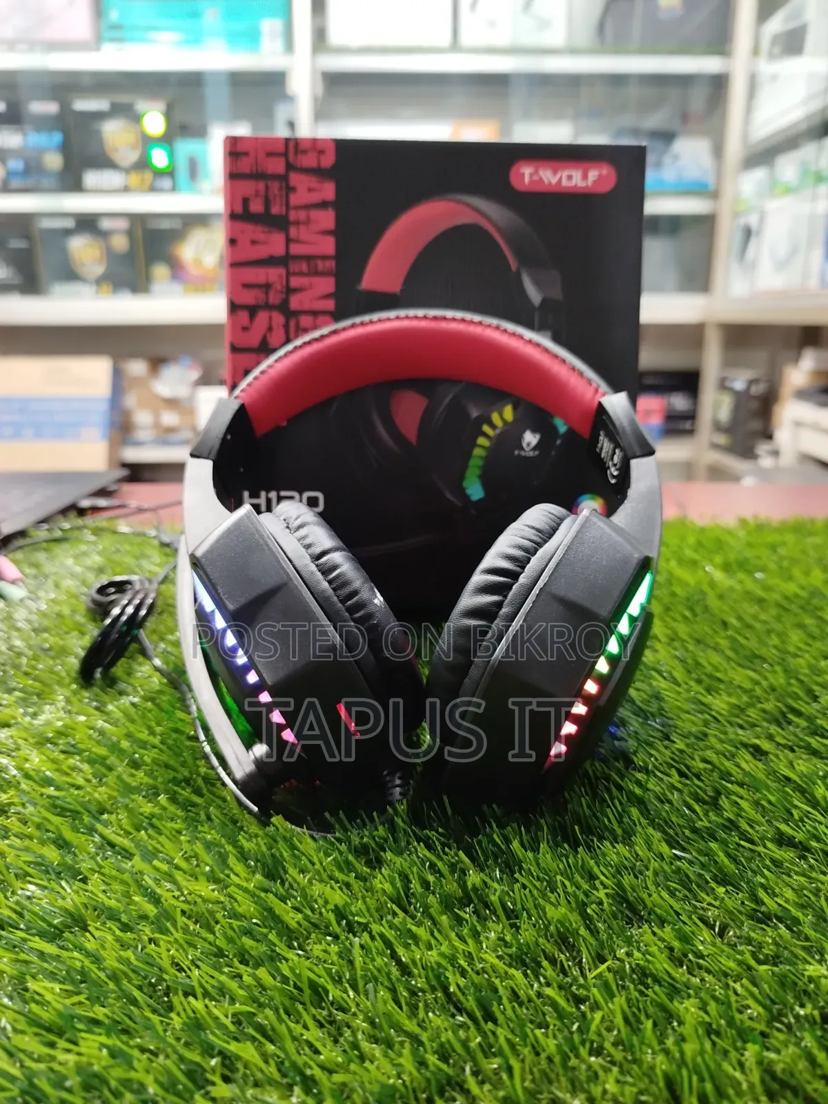 New T-Wolf RGB Gaming Headset H120