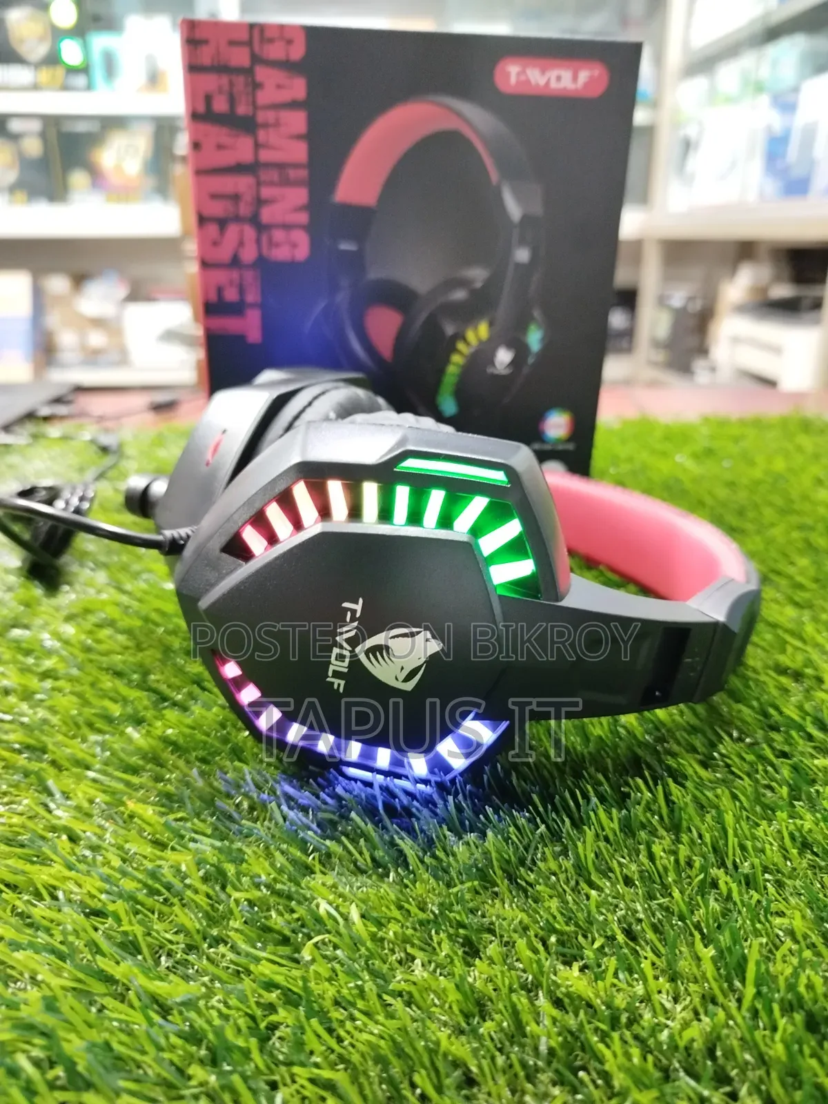 New T-Wolf RGB Gaming Headset H120