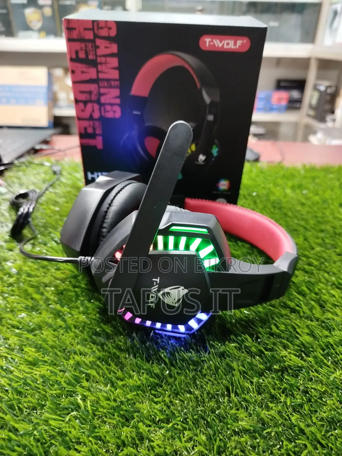 New T-Wolf RGB Gaming Headset H120