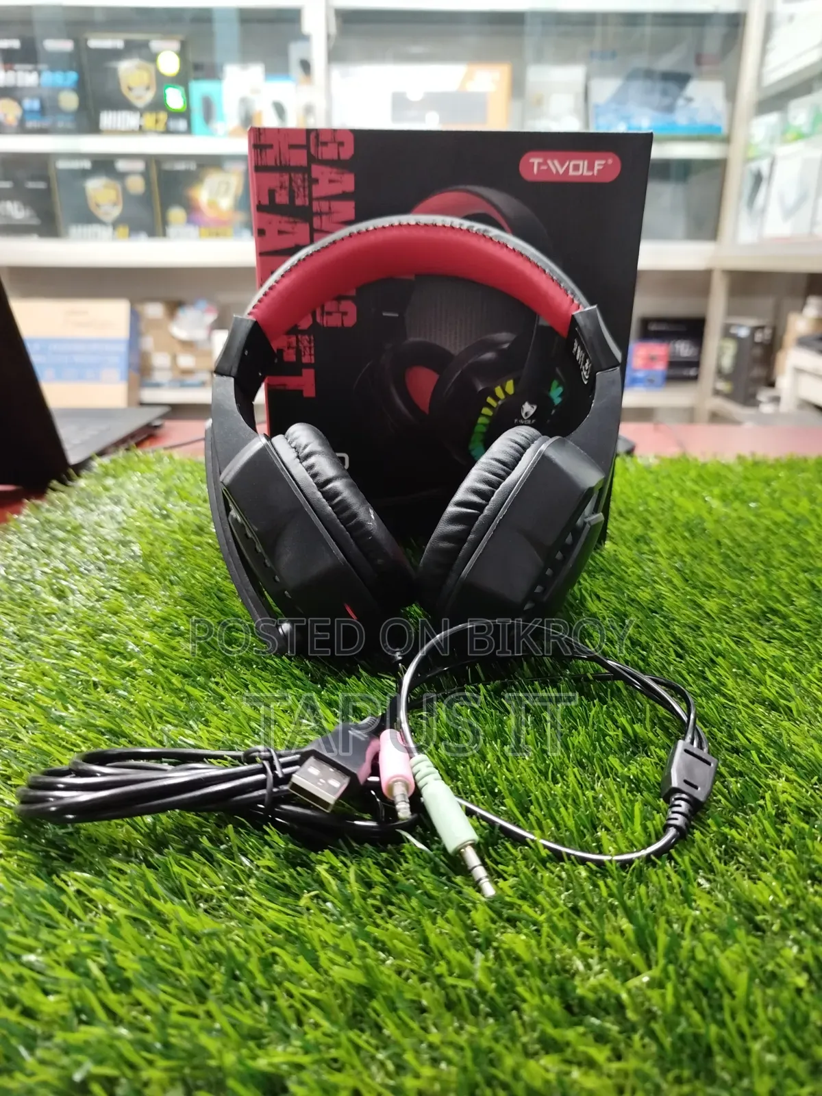 New T-Wolf RGB Gaming Headset H120