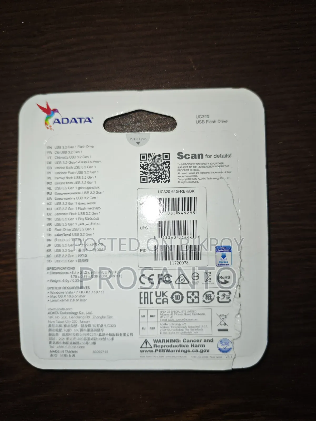 Adata USB Flash Drive 64 Gb
