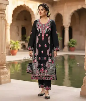 Embroidery Readymade Three Piece