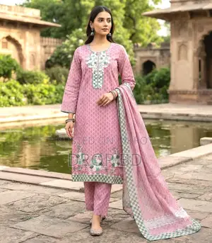 Embroidery Readymade Three Piece