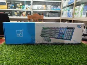 New NJ RGB Gaming Keyboard and Mouse USB Combo Set G21B