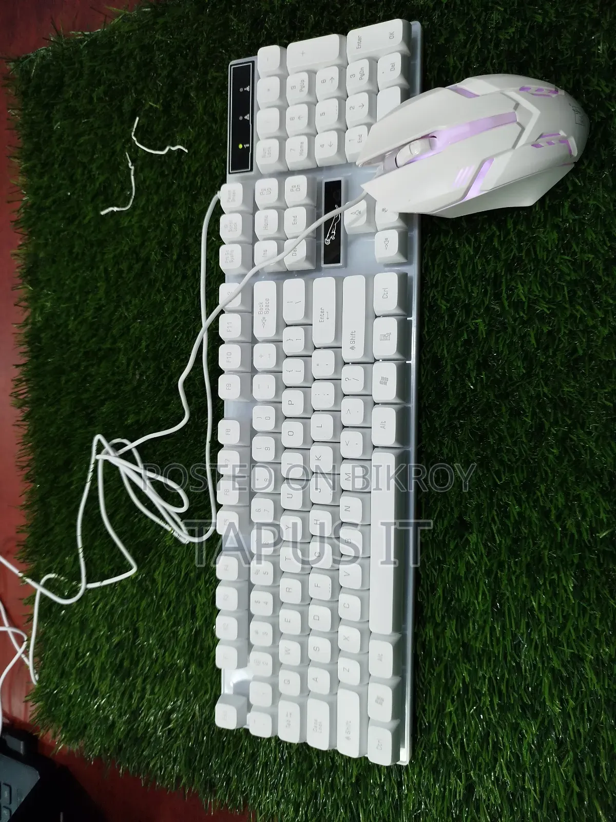New NJ RGB Gaming Keyboard and Mouse USB Combo Set G21B