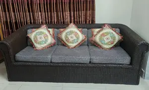 Rattan Sofa Set 3+1+1 | 5 Seater Rattan Sofa Set 3+1+1