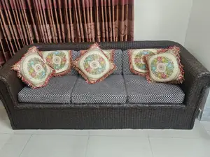 Rattan Sofa Set 3+1+1 | 5 Seater Rattan Sofa Set 3+1+1