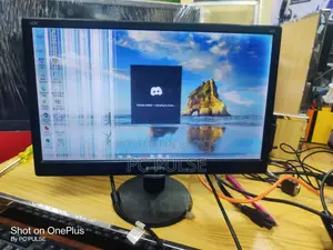 14" LED Monitor With Display Line Issue (Parts / as-Is Sale)