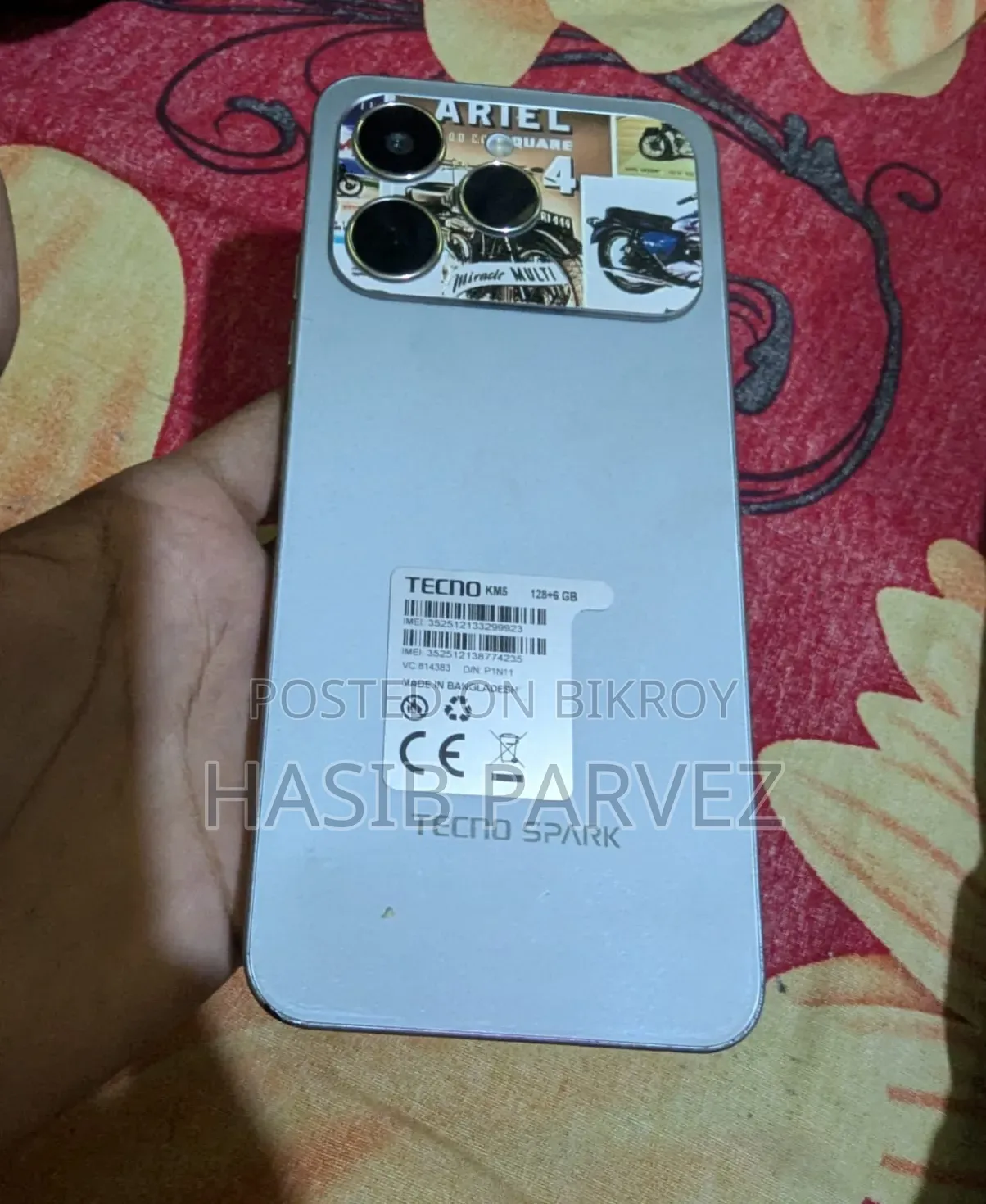 Tecno Spark 40 128 GB Silver