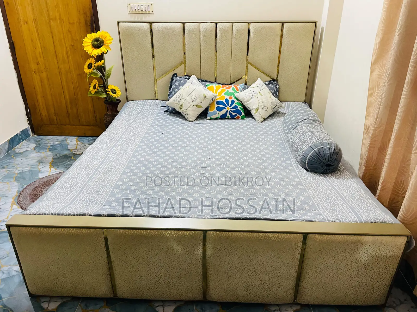 মেট্রেকস সহ খাট বিক্রয় হবে!