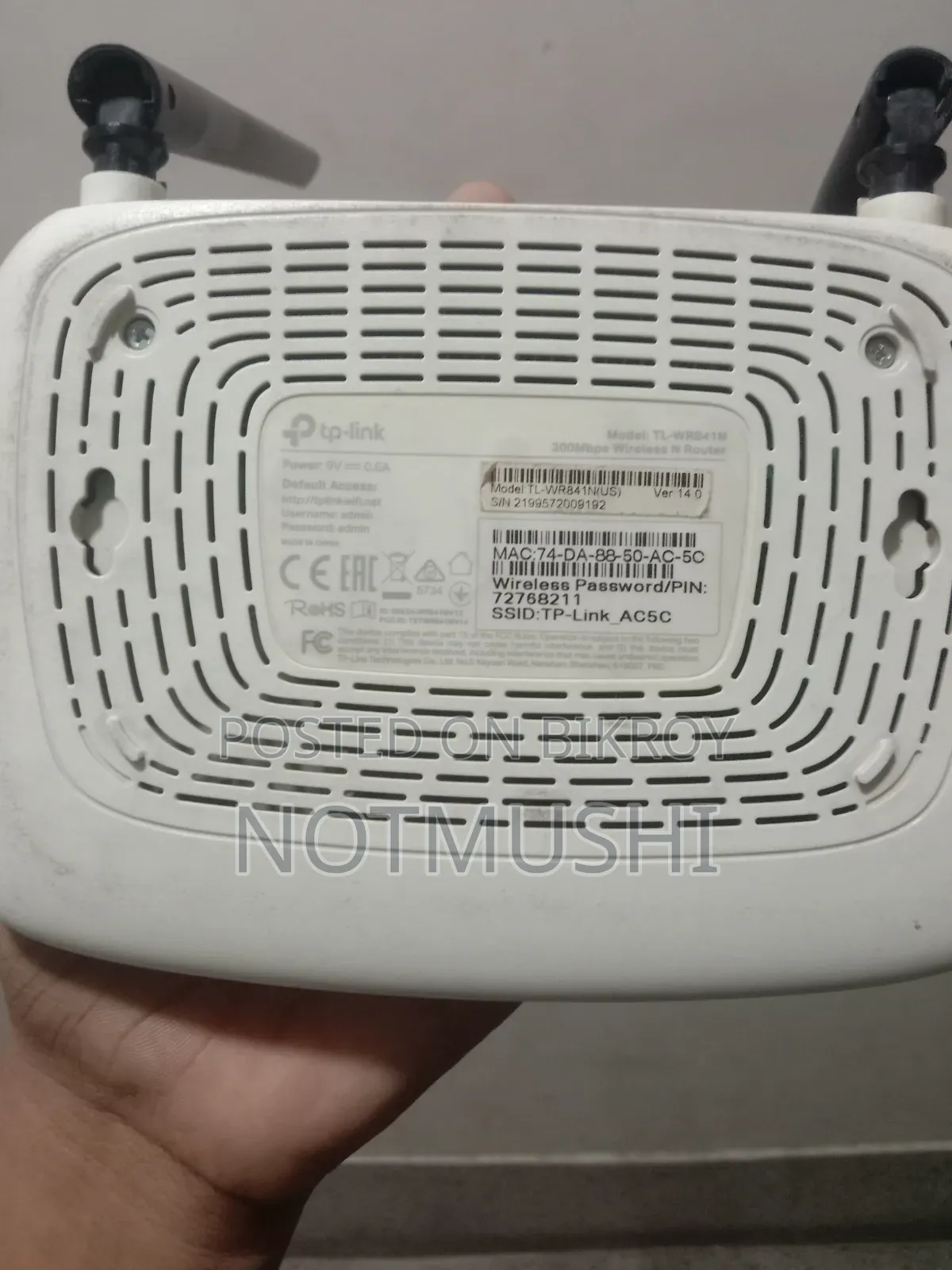 TP-Link Router (You Can Also Bargain if You Don't Like the Price)