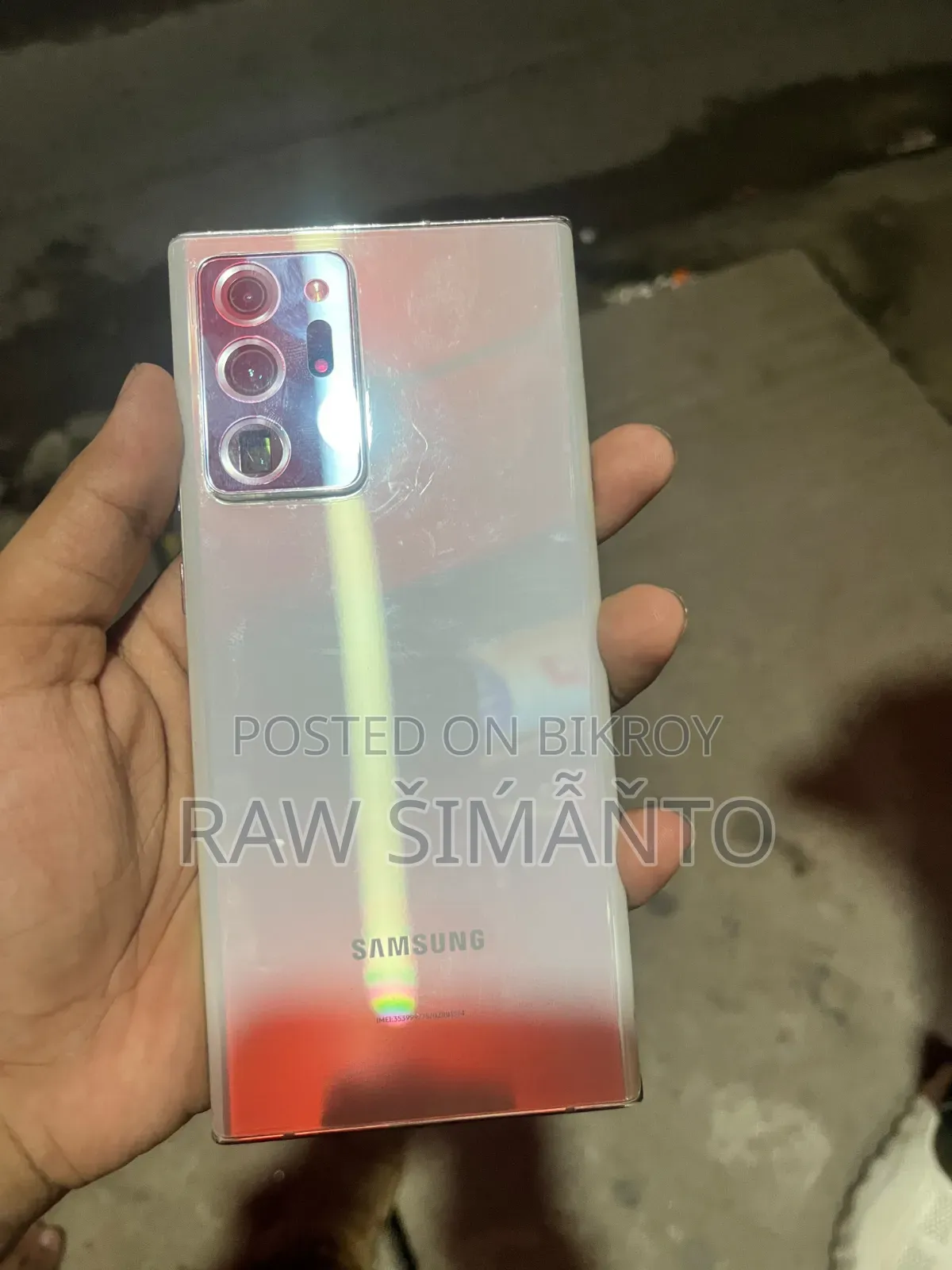 Samsung Galaxy Note 20 Ultra 5G 256 GB White