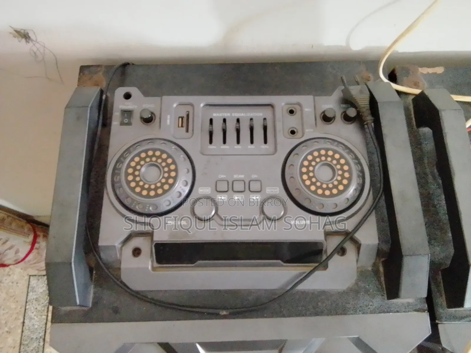 ABS 2-Piece Tower Speaker Set for Sale – Excellent Sound RGB Lights
