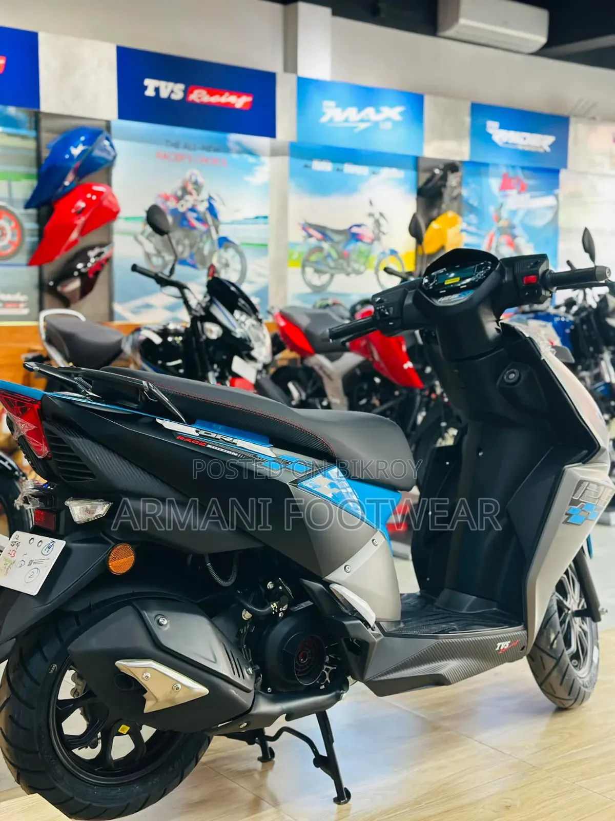 New TVS Ntorq 125 2024 Blue