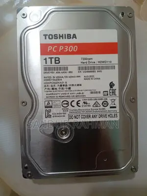 Toshiba P300 1tb Desktop HDD (7200 Rpm)