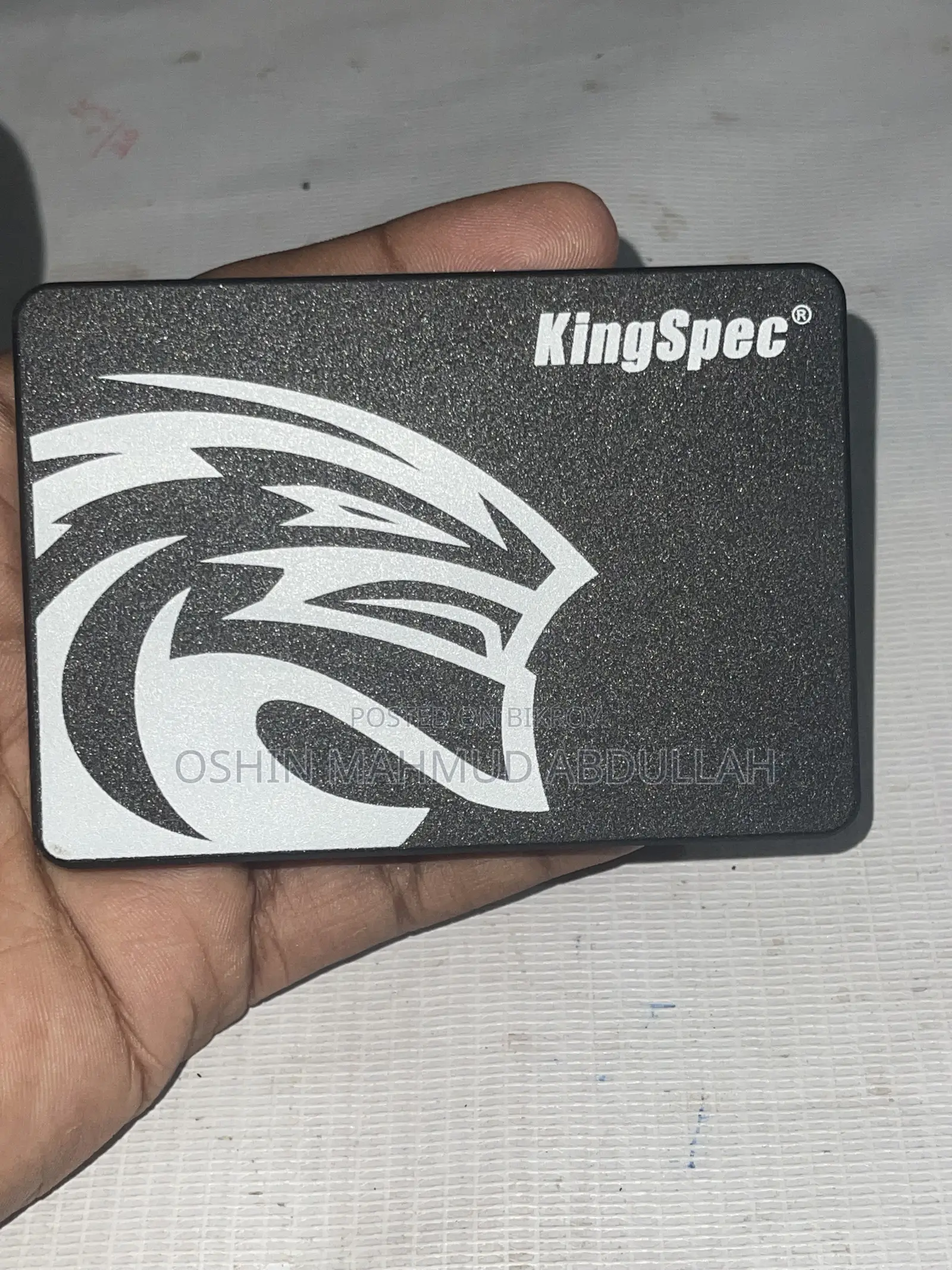 King Spec 256 Gb Sata SSD 100% Health