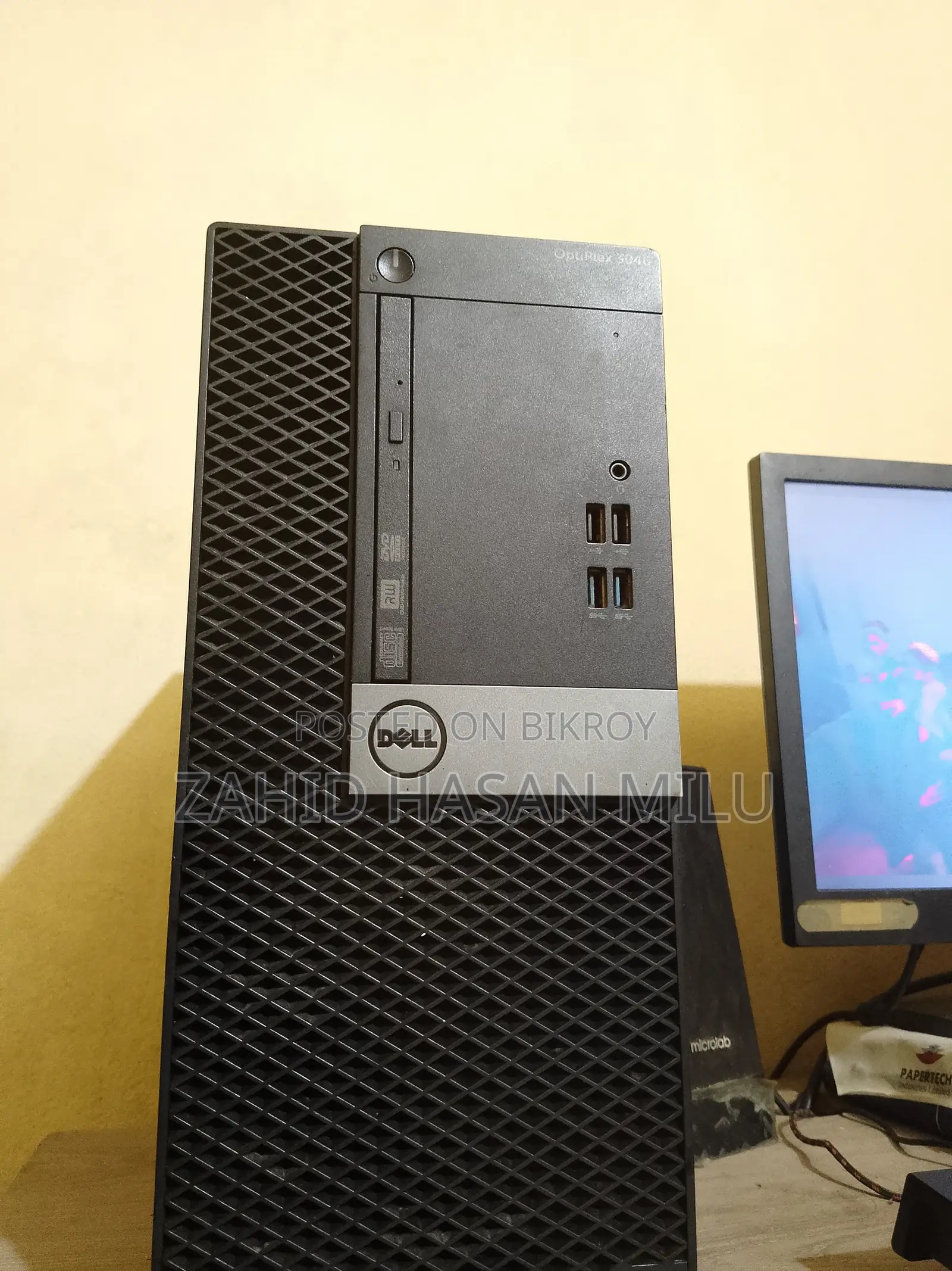 Desktop Computer Dell Optiplex 3040 8GB Intel Core i5 SSD 6T