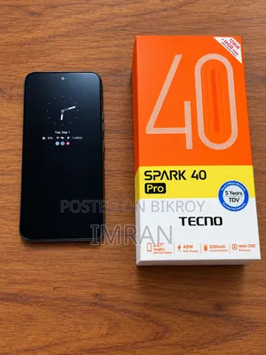 Tecno Spark 40 Pro 128 GB Black