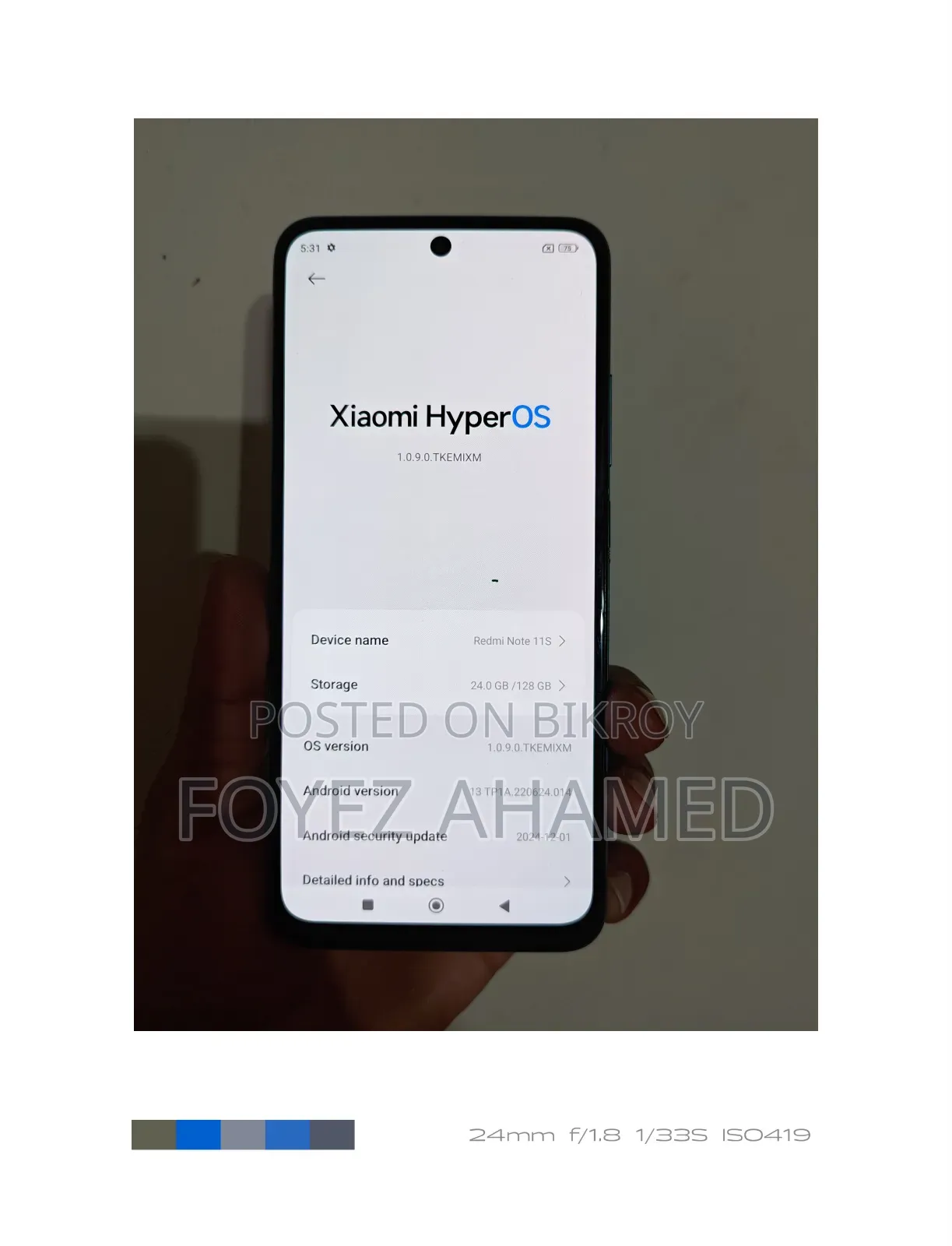 Xiaomi Redmi Note 11S 128 GB Blue