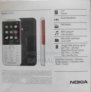 New Nokia 5310 XpressMusic Black