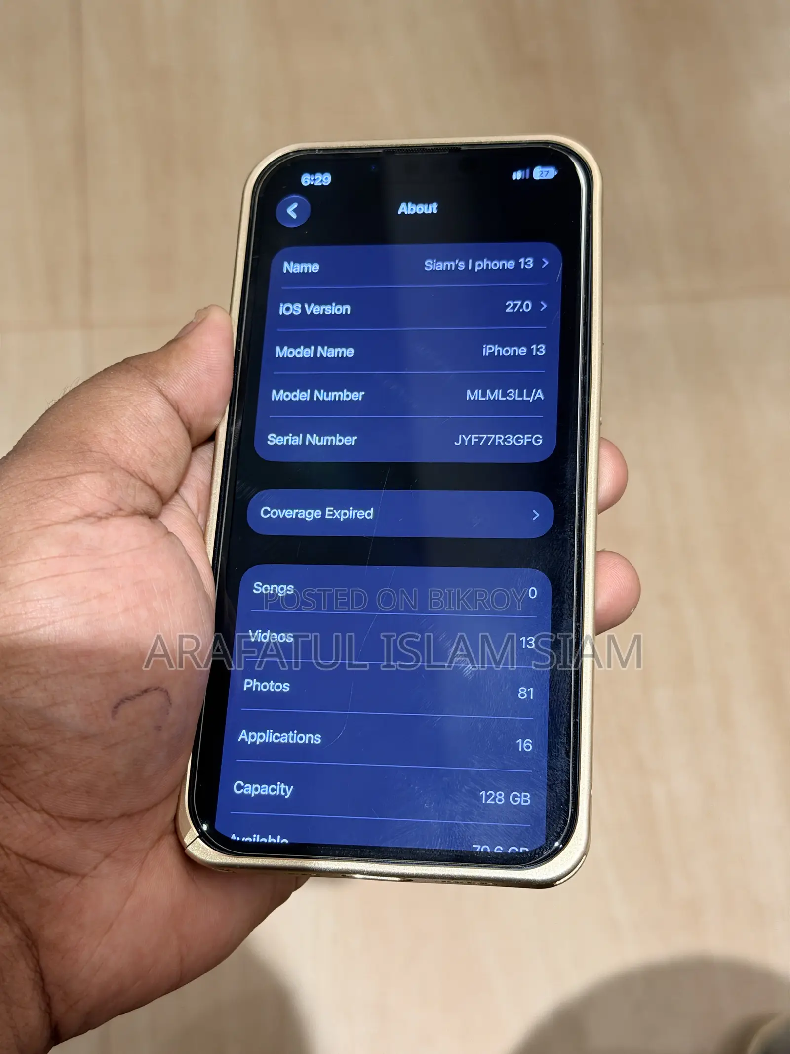 Apple iPhone 13 128 GB Black