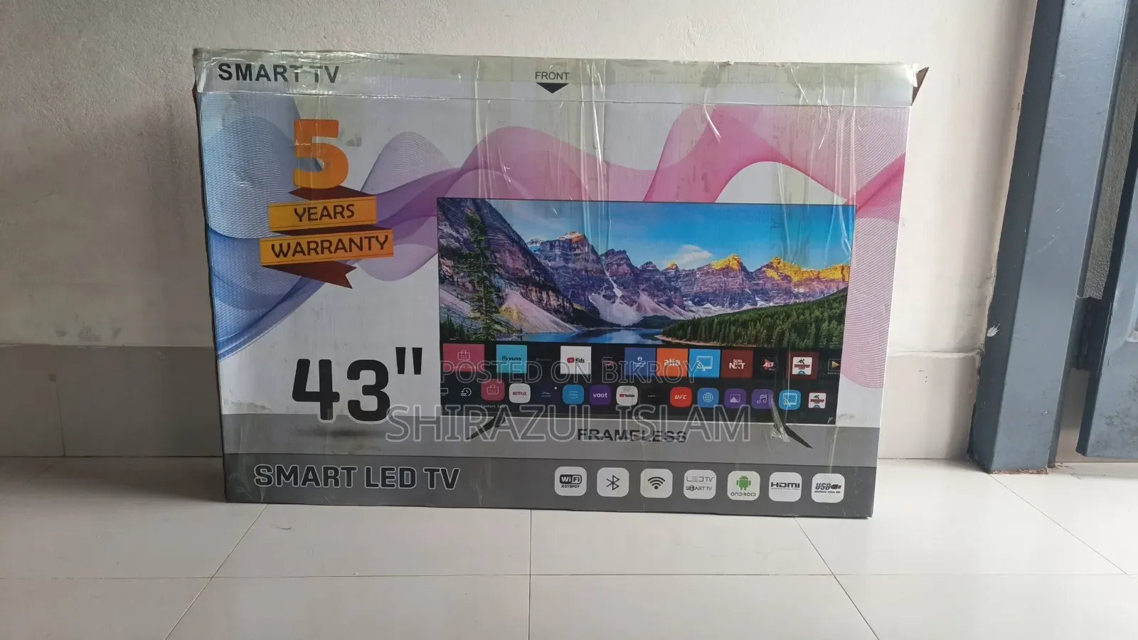 Minister 43 " Smart TV With New 4k Voice Android TV Box