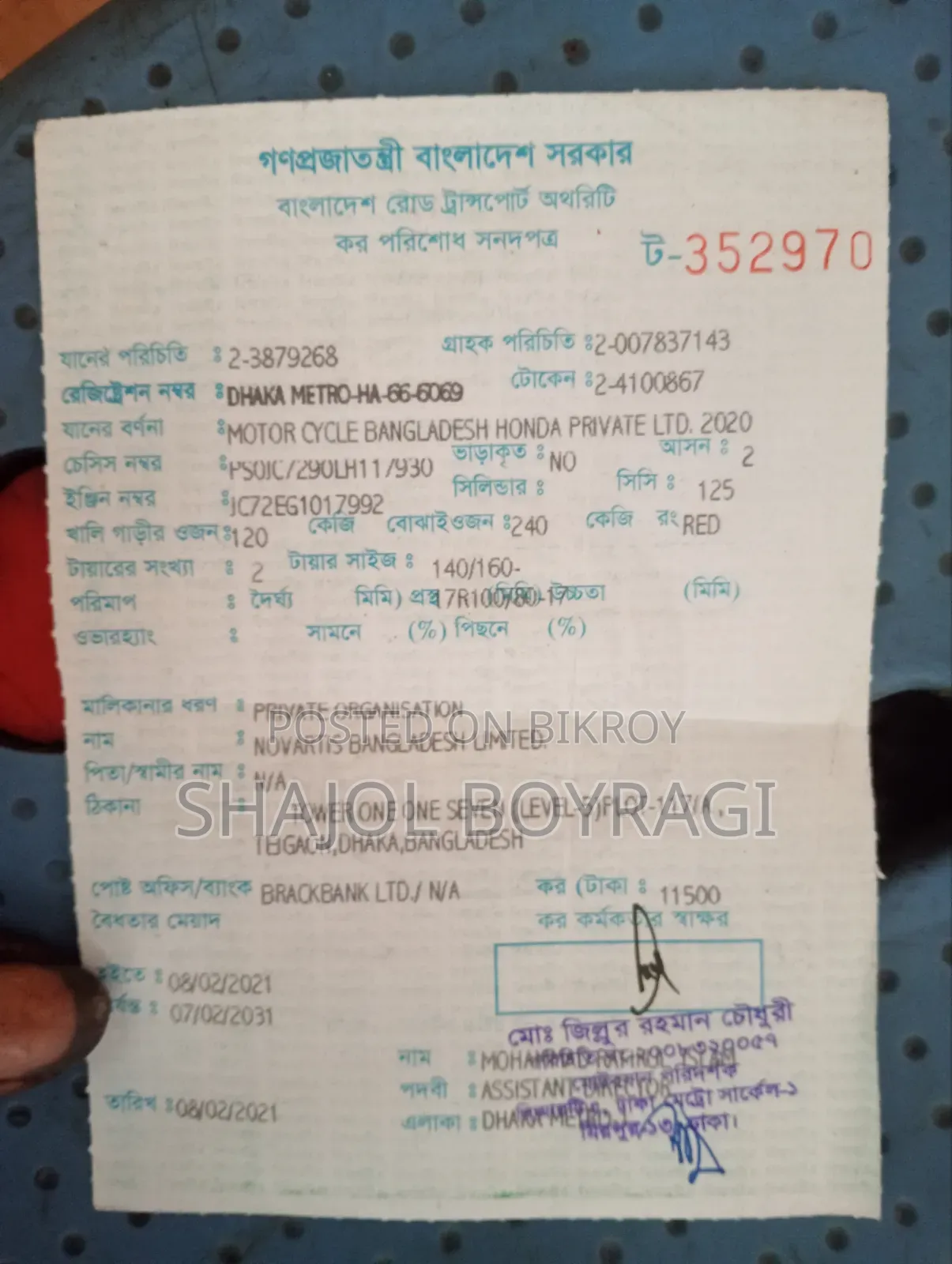 নিউ হোন্ডা এসপি ১২৫ ২০২১ রেড