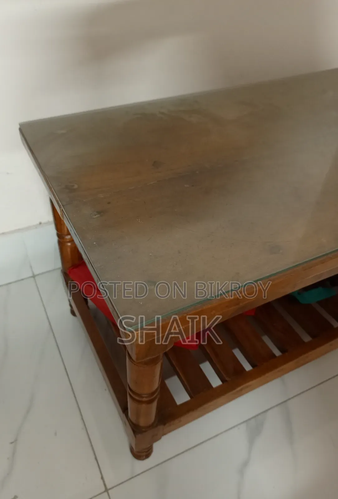 সেগুন কাঠের চা টেবিল