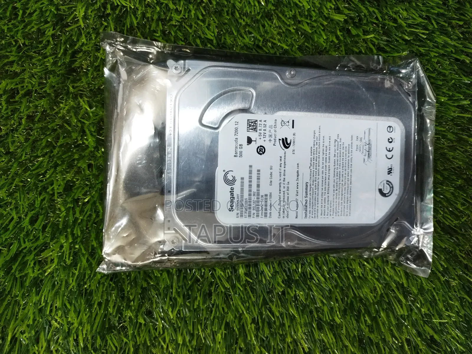 HDD 500GB Seagate 1Year Warranty