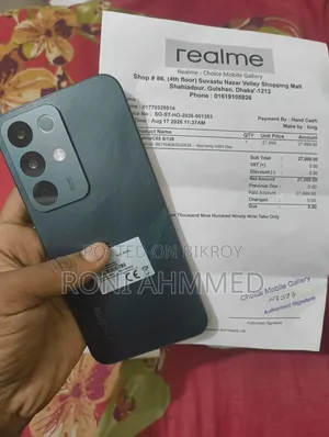 রিয়েলমি সি৮৫ প্রো ১২৮ জিবি গ্রাফাইট