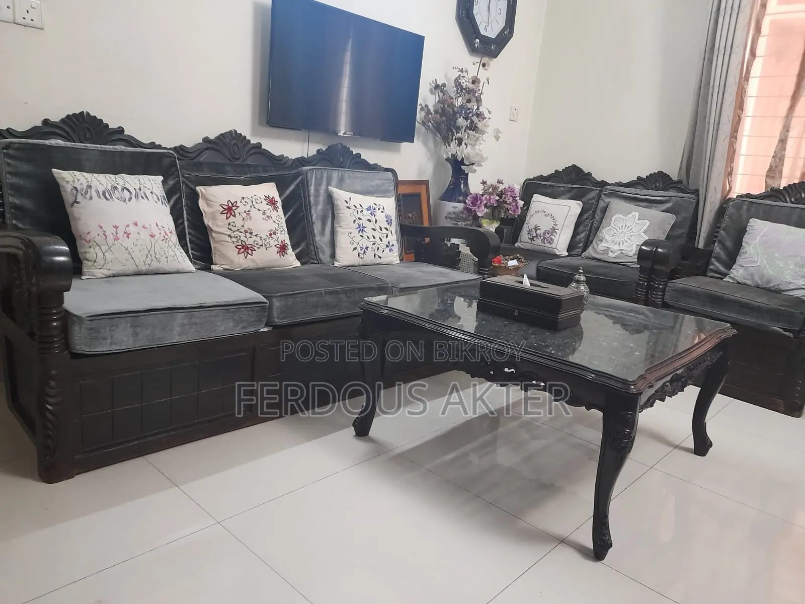 Sofa Set - Chittagong Teak Wood