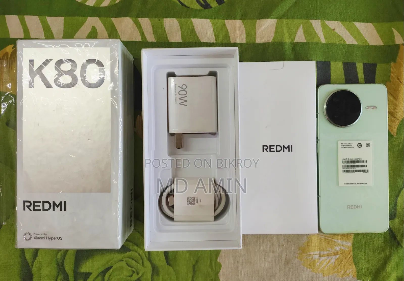 শাওমি রেডমি কে৮০ ২৫৬ জিবি সাদা