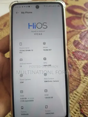 Tecno Spark 10 Pro 128 GB White