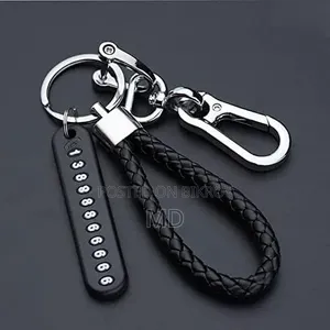Smart Anti-Lost Number Plate Keychain