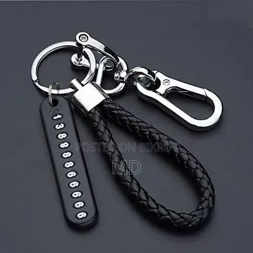 Smart Anti-Lost Number Plate Keychain