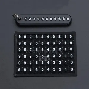 Smart Anti-Lost Number Plate Keychain