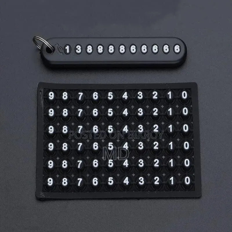 Smart Anti-Lost Number Plate Keychain