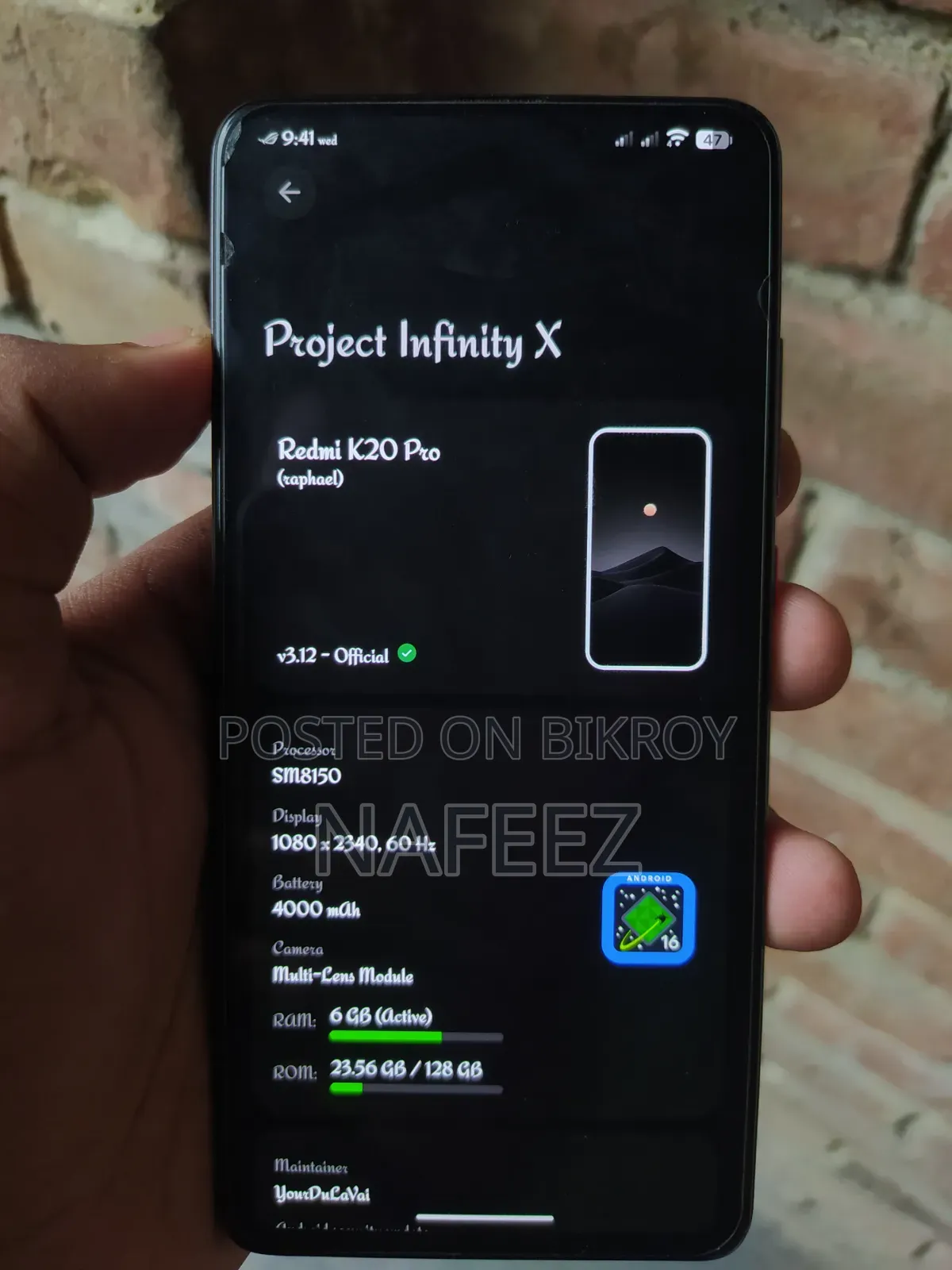 Xiaomi Redmi K20 Pro 256 GB Black